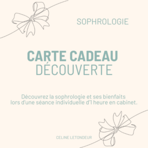 Carte Cadeau Sophrologie : Séance Duo ou Découverte